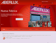 Tablet Screenshot of aberlux.com.ar